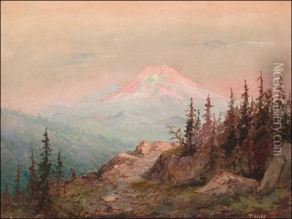 Mt. Shasta Oil Painting - Thomas Hill