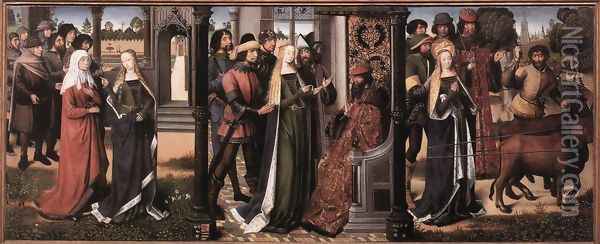 Legend of St Lucy 1480 Oil Painting - Master of the Saint Lucy Legend