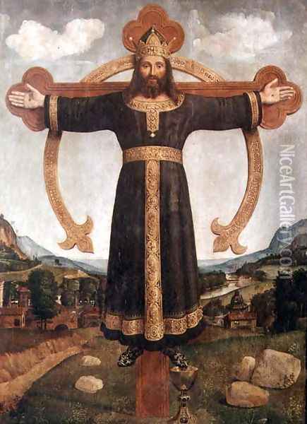 Christ on the Cross Oil Painting - Cosimo Piero di
