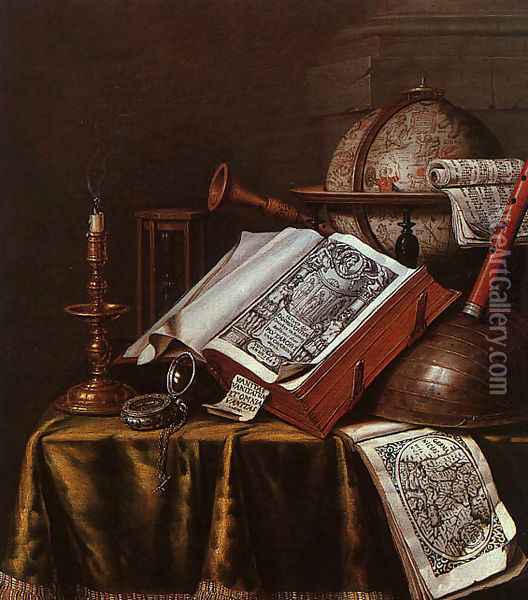 Still Life with Musical Instruments, Plutrach's 