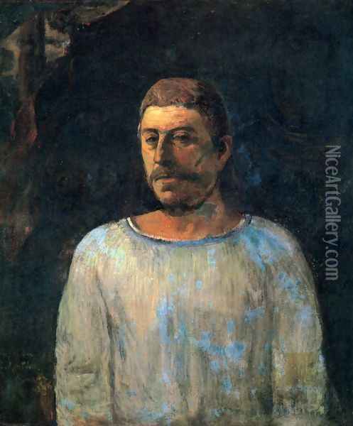 Selbstbildnis Oil Painting - Paul Gauguin