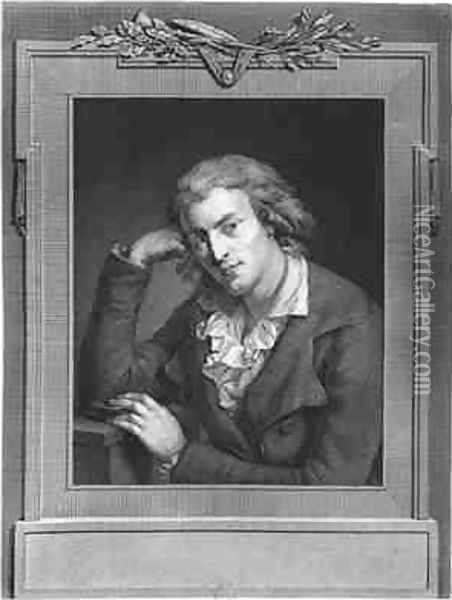 Friedrich Schiller 1759-1805 Oil Painting - Anton Graff