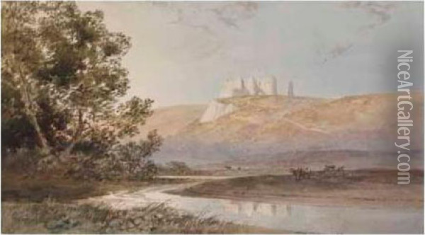 Pennard Castle, Gower Peninsula Oil Painting - Alfred Edward Parkman