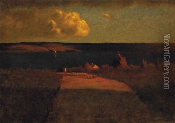 On The St. Croix River Oil Painting - George Inness Jr.