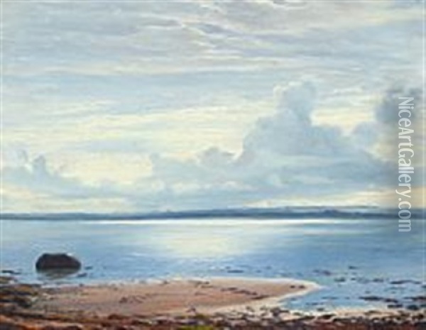 Seascape Oil Painting - Sigvard Marius Hansen
