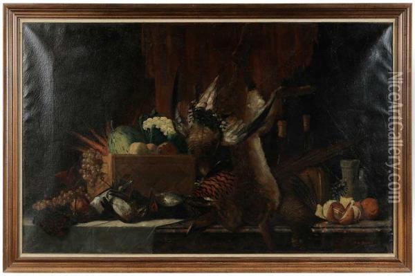 Nature Morte Oil Painting - Max Otto Beyer