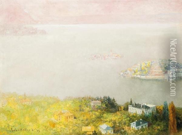 Isola Bella Oil Painting - Gyula Hary