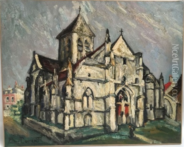 Eglise Saint Jean De Verneuil Oil Painting - Pierre Dumont