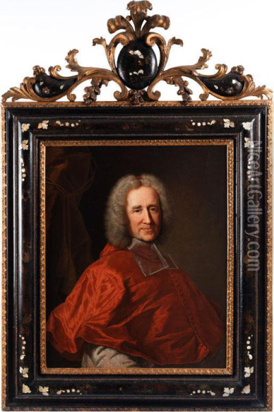 Portrait Des Kardinal Guillaume Dubois, Erzbischof Von Cambrai Oil Painting - Hyacinthe Rigaud