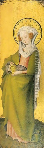 Mary Magdalene Oil Painting - Stefan Lochner