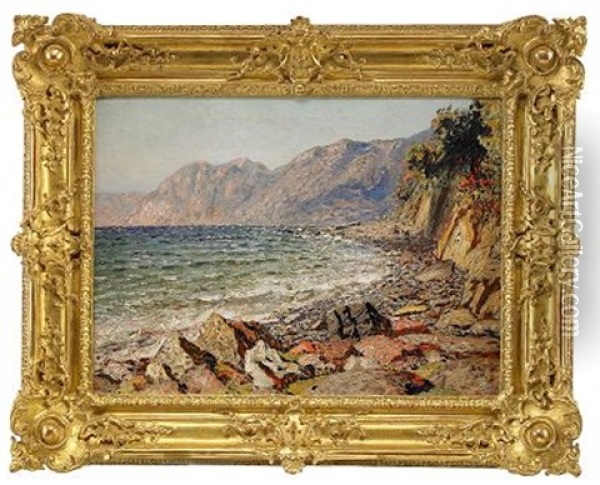 Coastal View Oil Painting - Nikolai Nikanorovich Dubovskoy