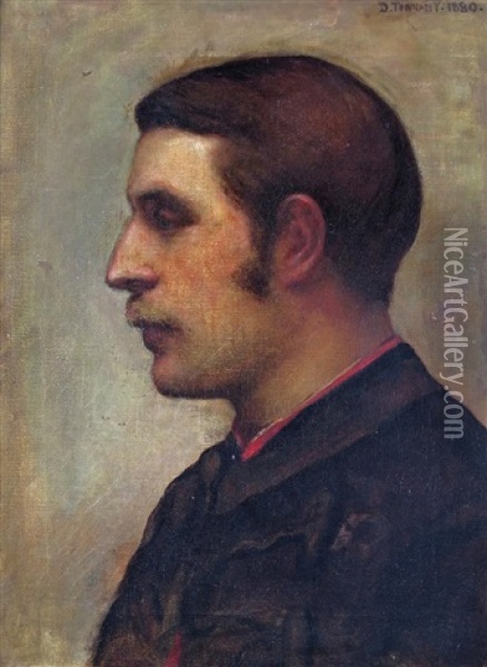 Portrait Of Henry Morton Stanley Oil Painting - Dorothy Tennant