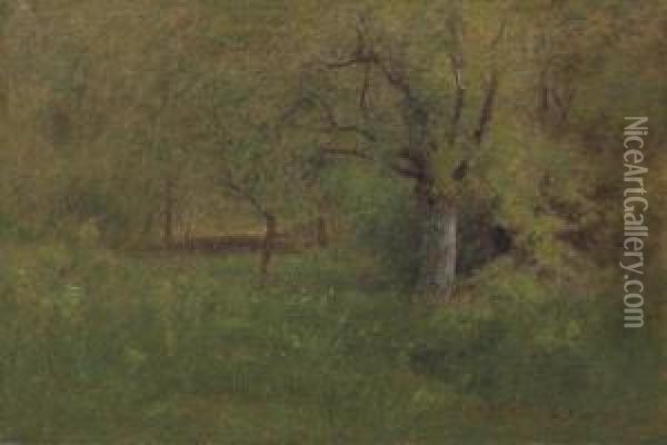 Old Orchard, Milton-on-the-hudson Oil Painting - George Inness