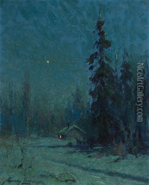 The North Star Oil Painting - Sydney Mortimer Laurence