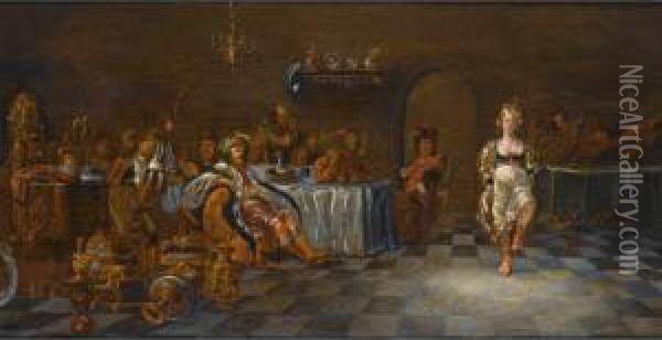 Other Properties
 

 
 
 

 
 Herod's Feast Oil Painting - Pieter Pietersz. I Vromans