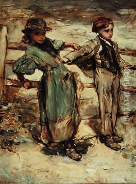 Children of the Sea Oil Painting - Frank Holl