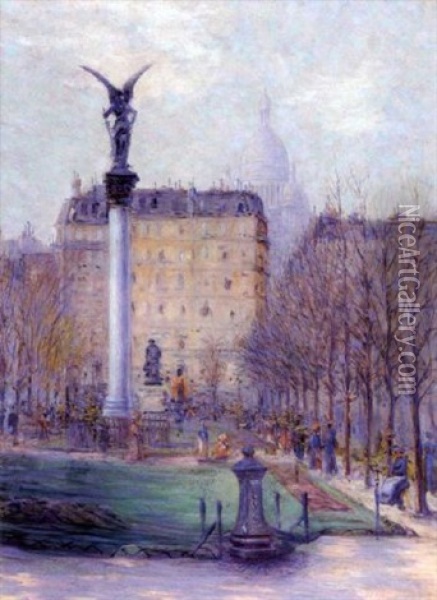 Paris, Au Jardin Public Oil Painting - Rudolf Quittner