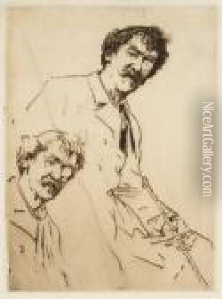 Whistler, James Abbott Mcneill ( Oil Painting - Mortimer Luddington Mempes