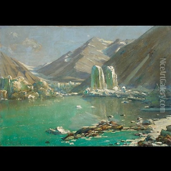 Alaskan Landscape Oil Painting - Robert Van Vorst Sewell