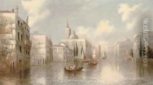 A Venetian capriccio 2 Oil Painting - James Salt