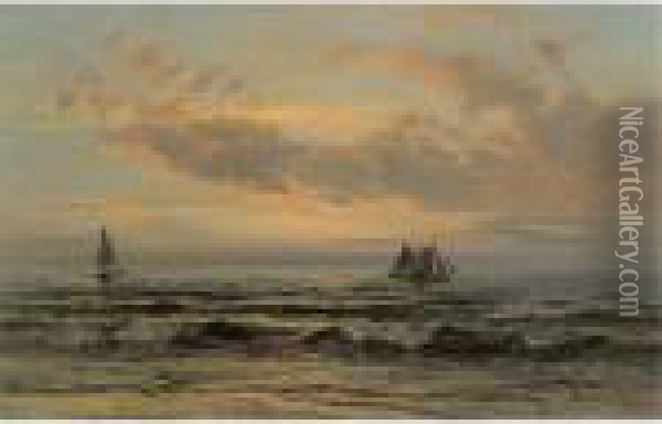 Calming Down Oil Painting - Henry Moore