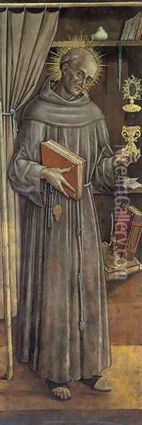 St. James della Marca Oil Painting - Vittorio Crivelli
