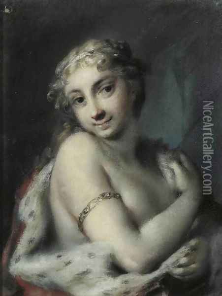 Winter Oil Painting - Rosalba Carriera
