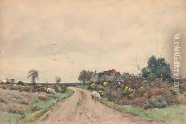 A Quiet Rural Path Oil Painting - John Mackintosh Mackintosh
