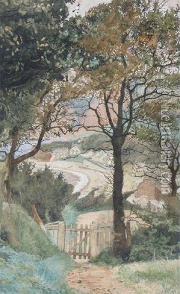 View Of Sidmouth Oil Painting - Thomas Cooper Gotch