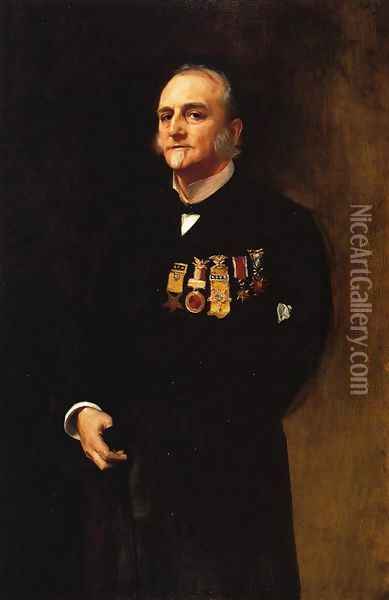 General Lucius Fairchild Oil Painting - John Singer Sargent