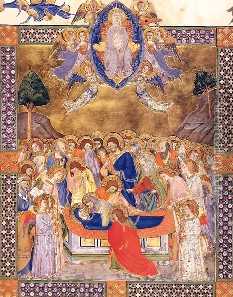 Gradual from Santa Maria degli Angeli (Folio 142) Oil Painting - Don Silvestro Dei Gherarducci