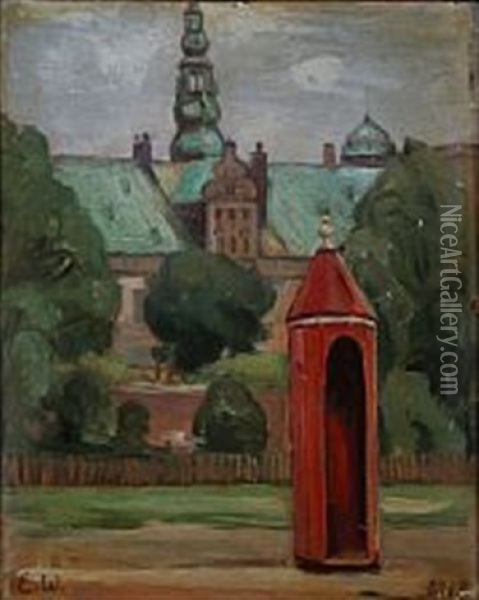 View Of Kronborg Oil Painting - Lili Elbe