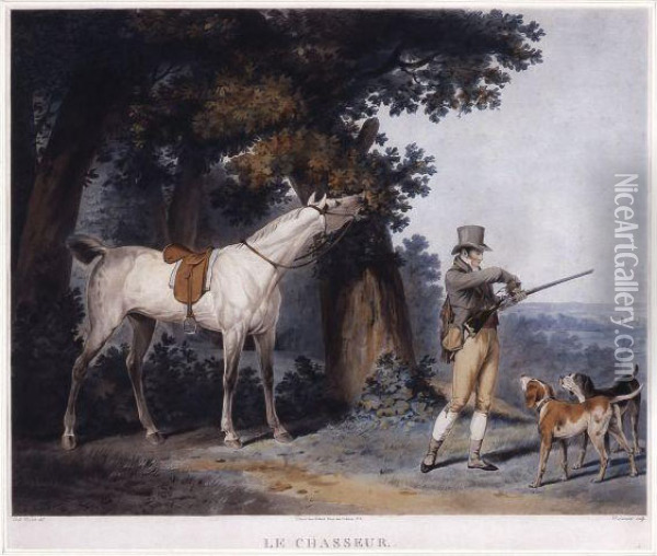Le Chasseur Oil Painting - Carle Vernet