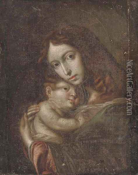 The Virgin and Child Oil Painting - Flemish School