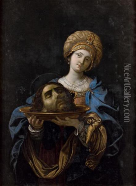 Salome Portant La Tete De Saint Jean-baptiste Oil Painting - Guido Reni