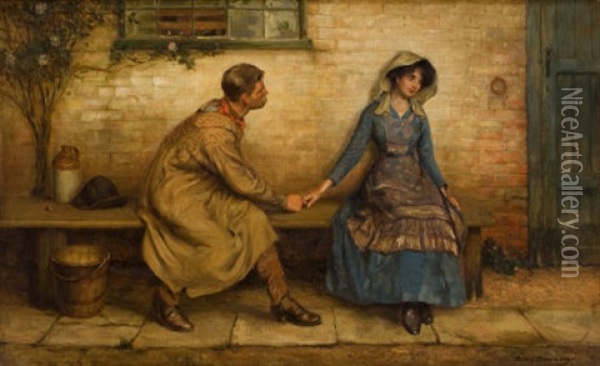 The Lovers Oil Painting - Allan Douglas Davidson