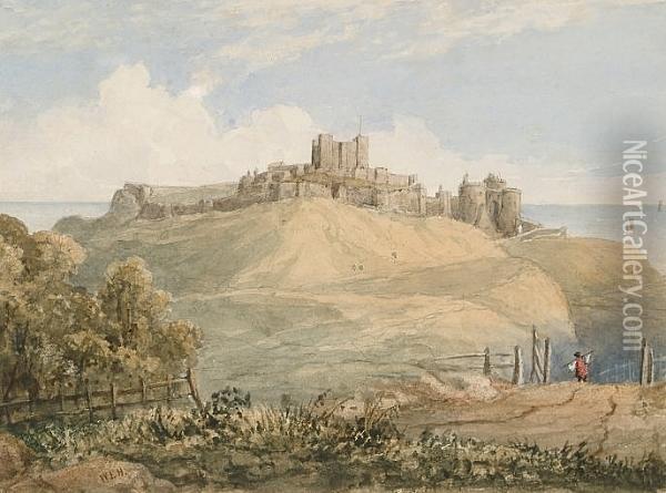 Dover Castle Oil Painting - William Robert Herries