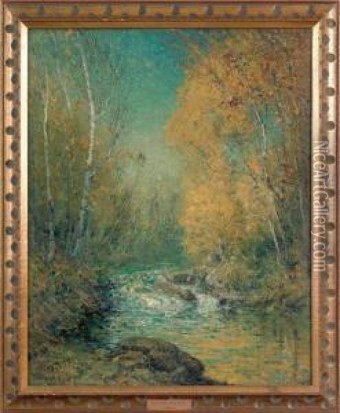 Autumn Reverie Oil Painting - Franklin De Haven
