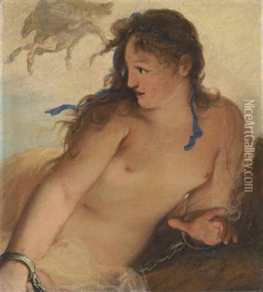 Andromeda Oil Painting - Pietro (Libertino) Liberi