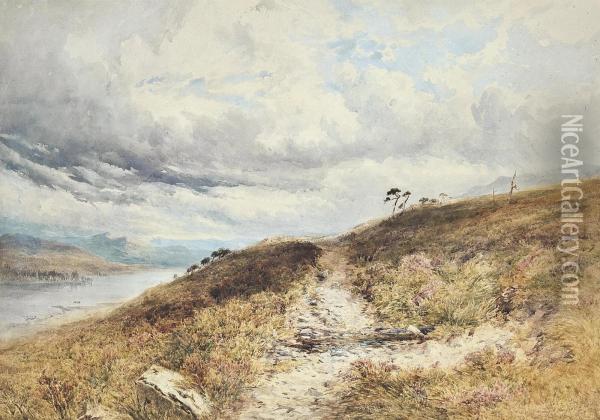 A Heathland Path Oil Painting - Henry Andrew Harper