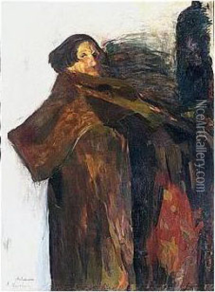 Andrei Ivanovich Maliavin Oil Painting - Philippe Andreevitch Maliavine