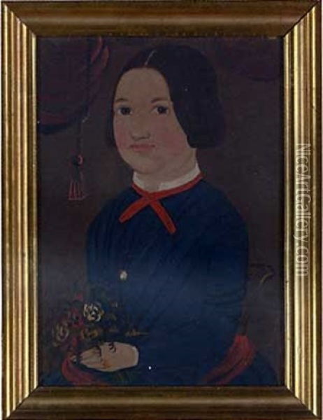 Portrait Of Julia Rockman Smith Oil Painting - William Matthew Prior