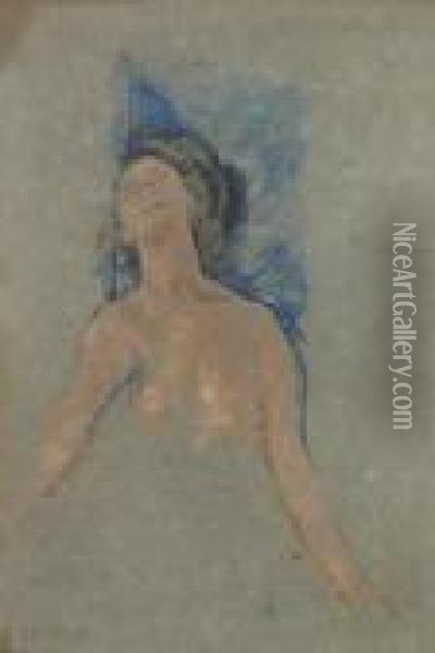Nude Oil Painting - Arthur Bowen Davies