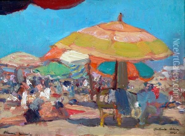 Playa Grande Oil Painting - Antonio Alice