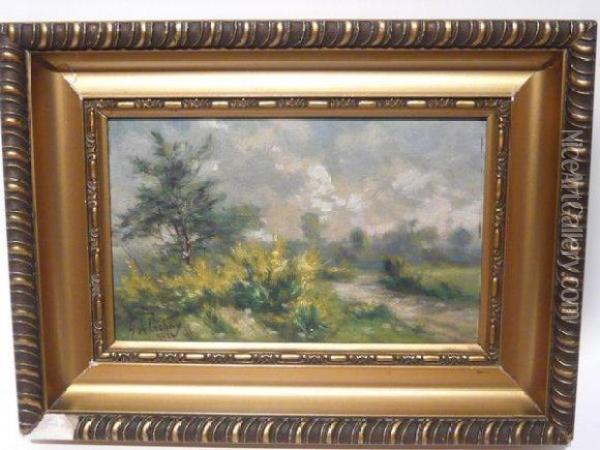 Paysage Oil Painting - Georges Crehay