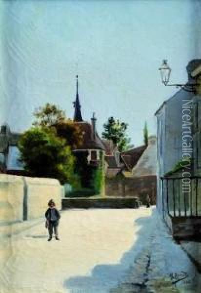 Le Petit Garcon Dans La Ruelle Oil Painting - Mary Renard