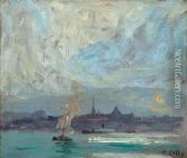 Montreal From St. Helen's Island Oil Painting - Maurice Galbraith Cullen