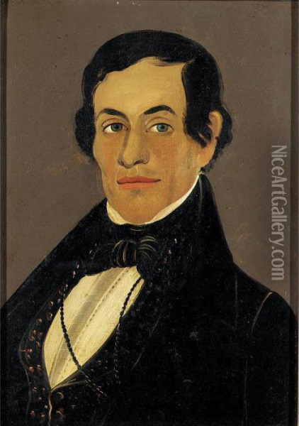 Portrait Of Gould Richardson Oil Painting - William Matthew Prior