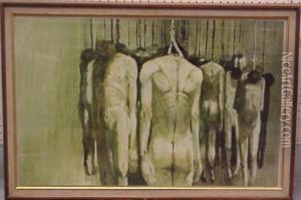 Hanging Men Oil Painting - William Mackenzie Thomson