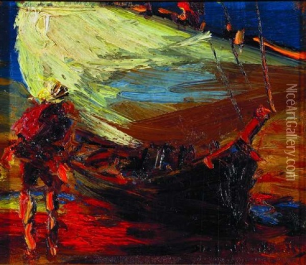 Homenaje A Sorolla Oil Painting - Stephen Robert Koekkoek
